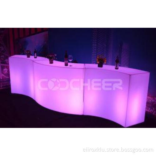 Large Waterproof IP65 Illuminated LED Bar Counter Beach lig